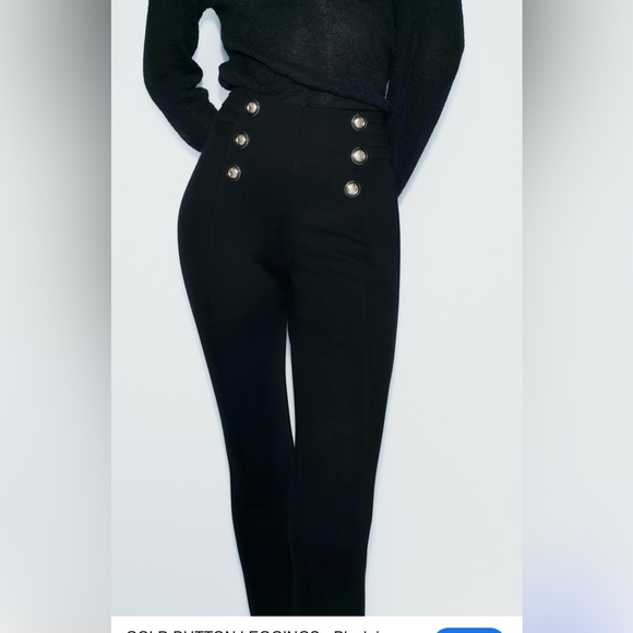 Maje NWT high waisted sailor pants. Tuxedo style Wool with lining. - Picture 5 of 5